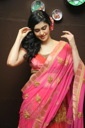 Actress Adah Sharma Photos In Saree