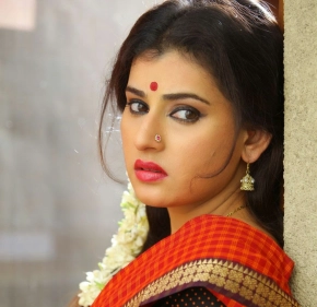 Actress Archana Red Saree Photos