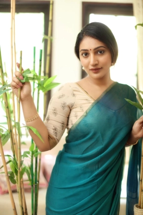 Actress Bommu Lakshmi Hot In Saree