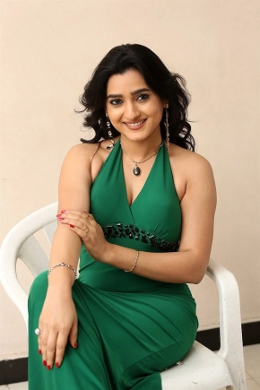 Actress Haseen Mastan Mirza In Green Dress Hot Stills