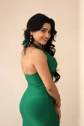 Actress Haseen Mastan Mirza In Green Dress Hot Stills