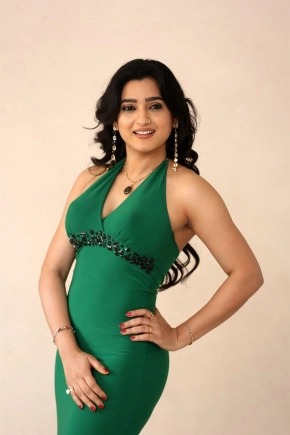 Actress Haseen Mastan Mirza In Green Dress Hot Stills