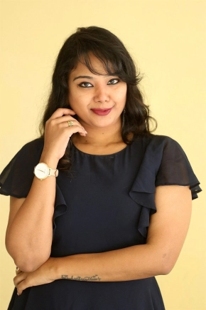 Actress Lizee Gopal In Black Dress Photos