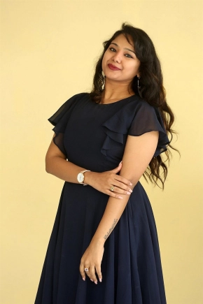 Actress Lizee Gopal In Black Dress Photos