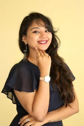 Actress Lizee Gopal In Black Dress Photos