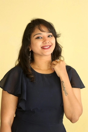 Actress Lizee Gopal In Black Dress Photos