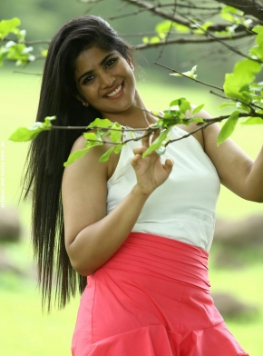 Actress Megha Akash Hot Exposing Photoshoot Stills