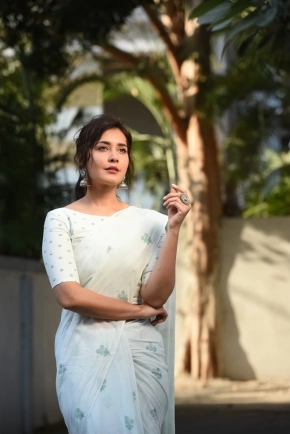 Actress Raashi Khanna Looks Awesome In Saree Photoshoot