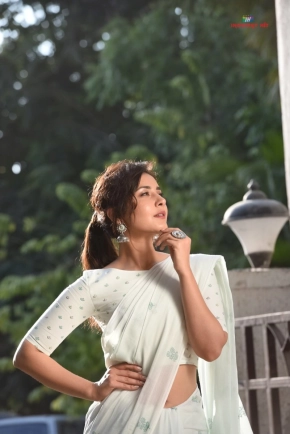 Actress Raashi Khanna Looks Awesome In Saree Photoshoot