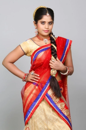 Actress Rithika In Saree Photos