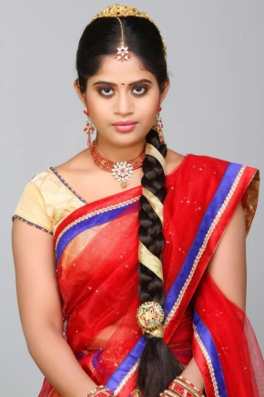 Actress Rithika In Saree Photos