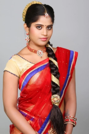 Actress Rithika In Saree Photos