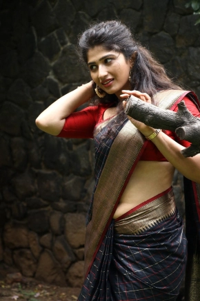 Actress Roshini Prakash Saree Photos