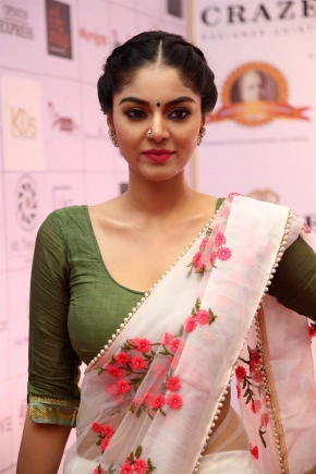 Actress Sanam Shetty Saree Photos