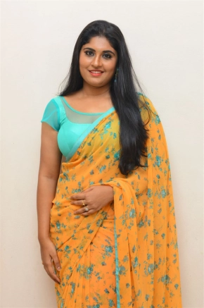 Actress Sonia Chowdary Latest Saree Photos At Undiporade Trailer Launch