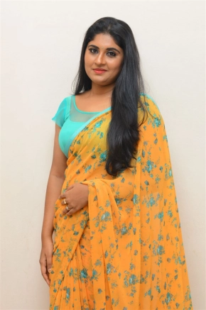 Actress Sonia Chowdary Latest Saree Photos At Undiporade Trailer Launch