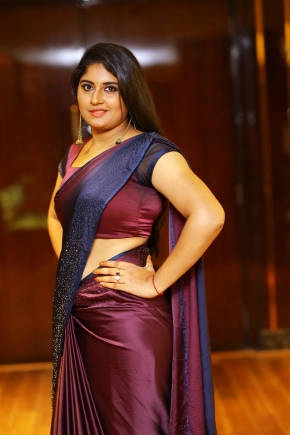 Actress Sonia Chowdary Saree Photoshoot Pics