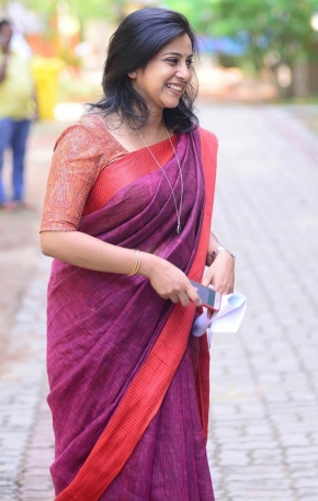 Anna Reshma Rajan Saree Photos