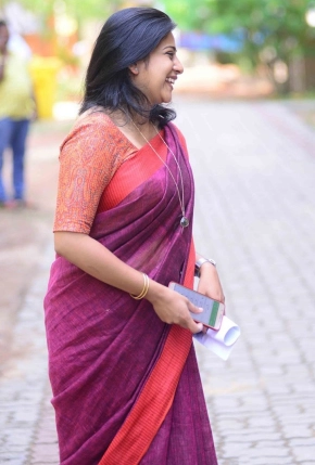 Anna Reshma Rajan Saree Photos