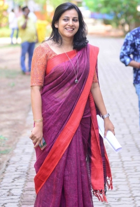 Anna Reshma Rajan Saree Photos