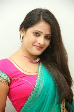 Anusha Hot Saree Photos