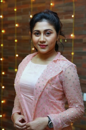 Beautiful Actress Meghali Meenakshi Hot Stills In A Press Meet