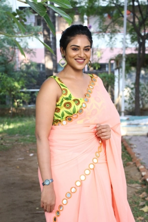 Indhuja Ravichandran In Saree Photos