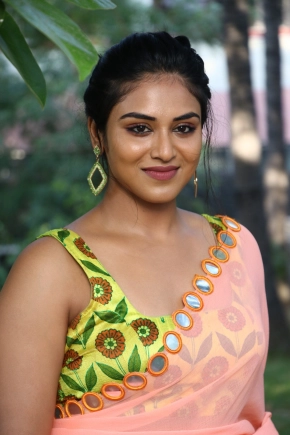 Indhuja Ravichandran In Saree Photos