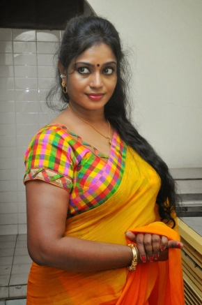 Jayavani Hot In Saree Photos