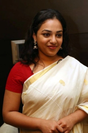 Nithya Menen Unseen Saree Photos