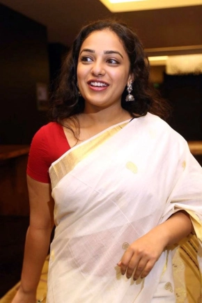 Nithya Menen Unseen Saree Photos