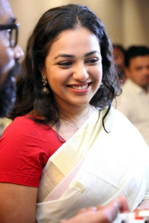 Nithya Menen Unseen Saree Photos