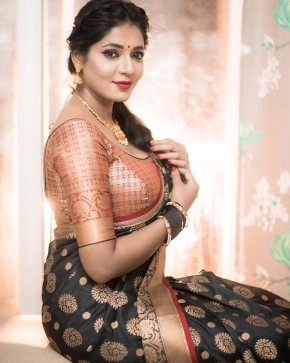 Reshma Pasupuleti In Saree Photos