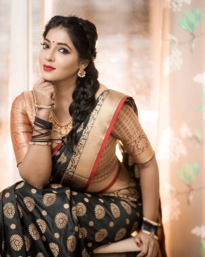 Reshma Pasupuleti In Saree Photos