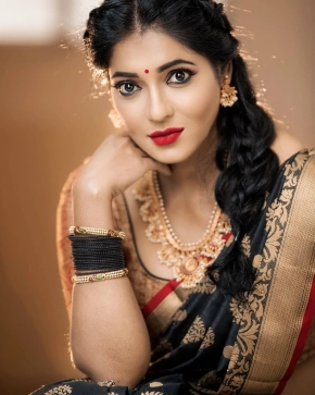 Reshma Pasupuleti In Saree Photos