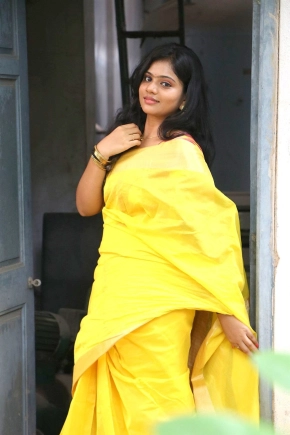 Tamil Actress Megan Ellen Saree Photos