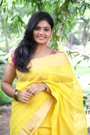 Tamil Actress Megan Ellen Saree Photos