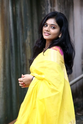 Tamil Actress Megan Ellen Saree Photos