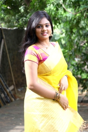 Tamil Actress Megan Ellen Saree Photos