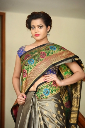 Telugu Actress Dipali Raut In Saree Photos