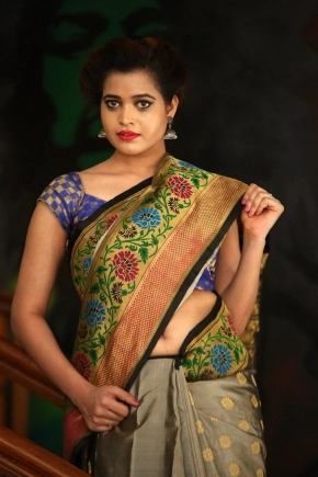 Telugu Actress Dipali Raut In Saree Photos