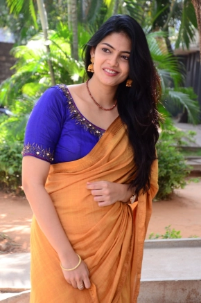 Telugu Actress Kalpika Ganesh Hot In Saree Photos