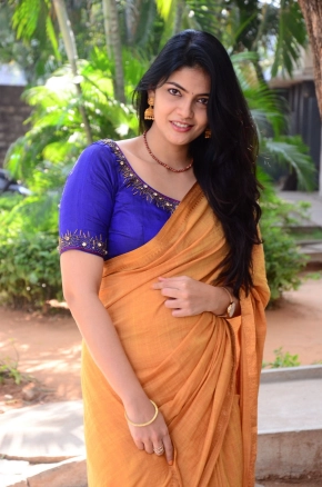 Telugu Actress Kalpika Ganesh Hot In Saree Photos