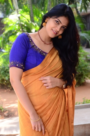 Telugu Actress Kalpika Ganesh Hot In Saree Photos