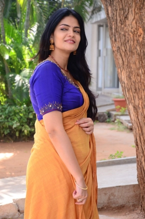 Telugu Actress Kalpika Ganesh Hot In Saree Photos