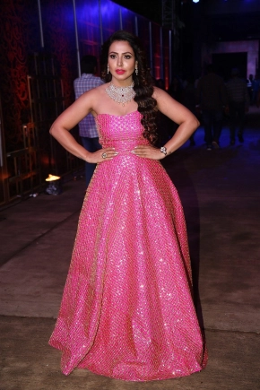 Telugu Actress Nandini Rai Photos At Zee Telugu Kudumbam Awards 2019