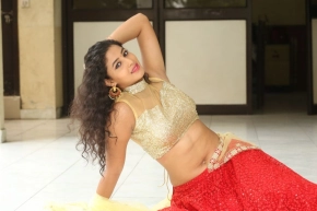 Telugu Actress Pavani In Half Saree Photos