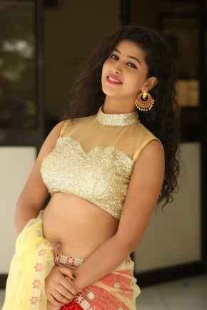 Telugu Actress Pavani In Half Saree Photos