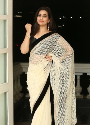 Telugu Anchor Manjusha Saree Photos