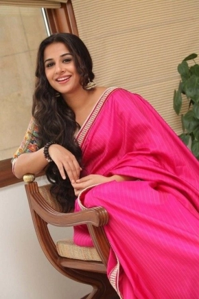 Vidya Balan In Saree Hot Vidya Balan In Pink Saree Spicy Stills